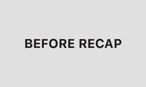 Gif showing before/after recap