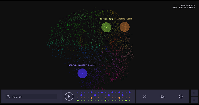 Screenshot of infinity drum machine